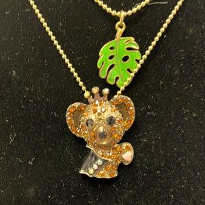 Betsey Johnson Koala Necklace